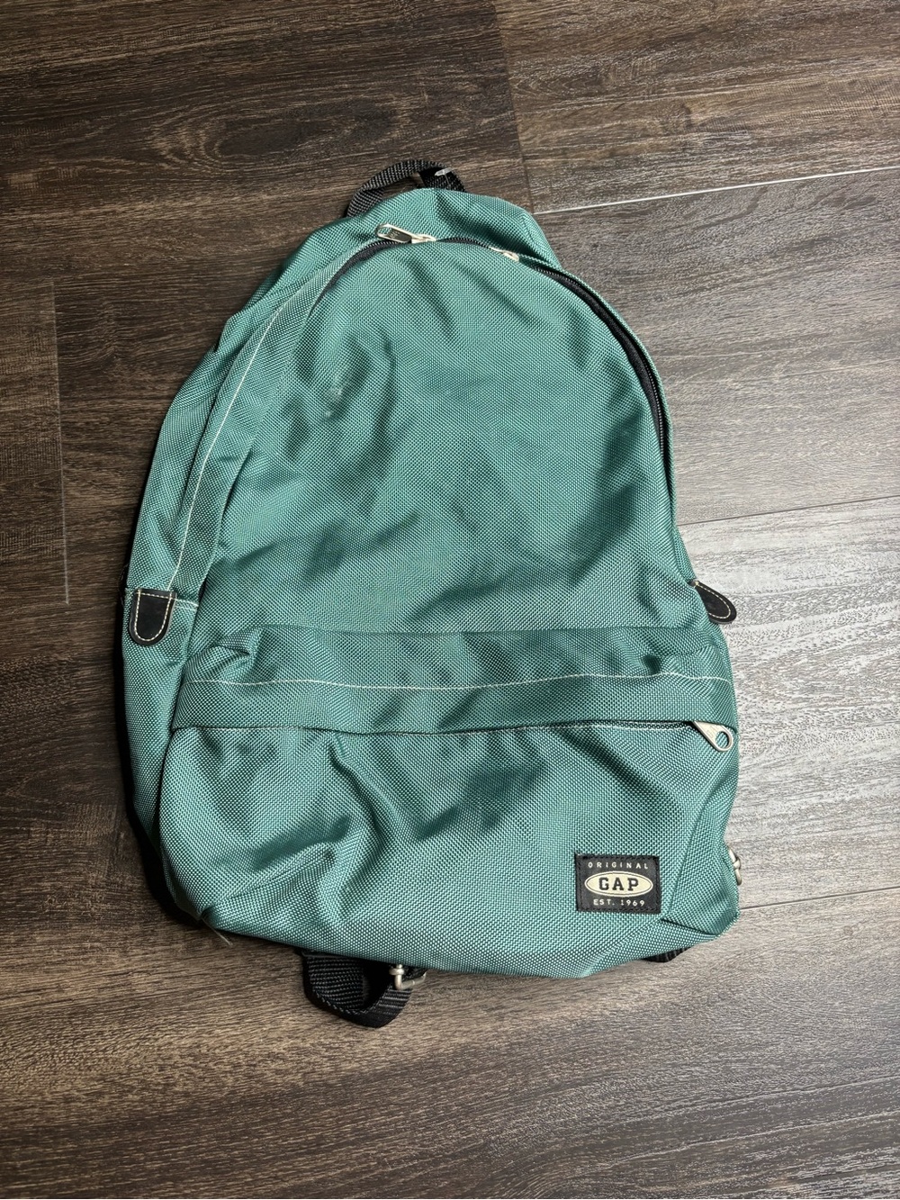 RARE Vintage Y2K GAP Green Teal Back Pack
